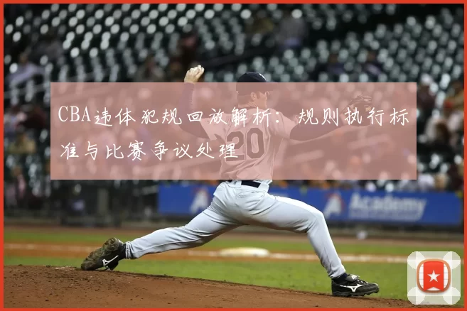 CBA违体犯规回放解析:规则执行标准与比赛争议处理