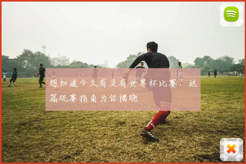 想知道今天有没有世界杯比赛?这篇观赛指南为你揭晓